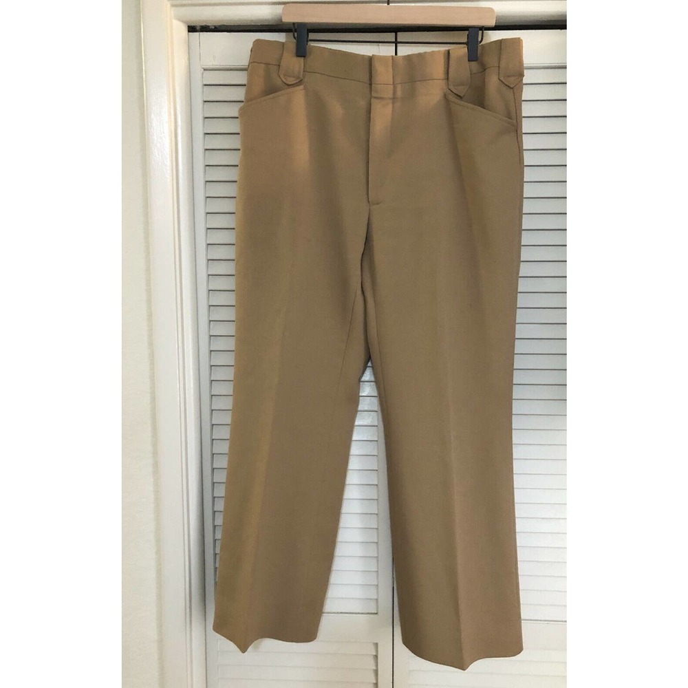 Vintage Tom Ferguson Collections Circle S JCPenney Tan Men’s Pants Polyester